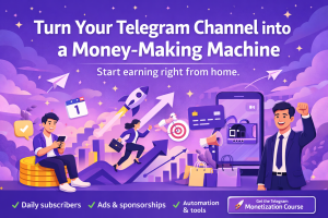 Turn Your Telegram Channel into a Money-Making Machine (Beginner’s Guide)